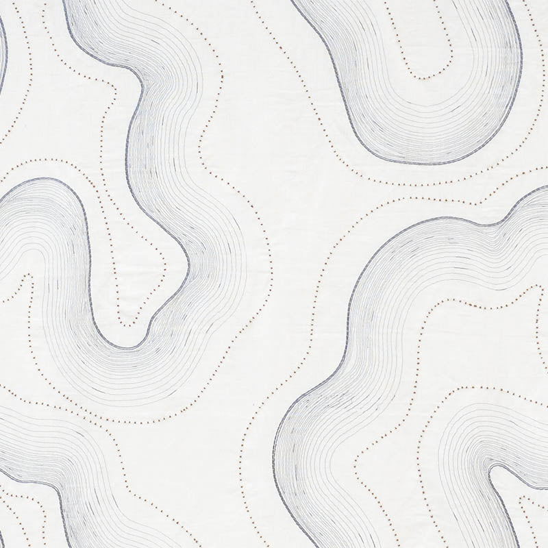 TOPO-BEADED-SHEER-SLATE-SCHUMACHER-75901 - Schumacher Fabric