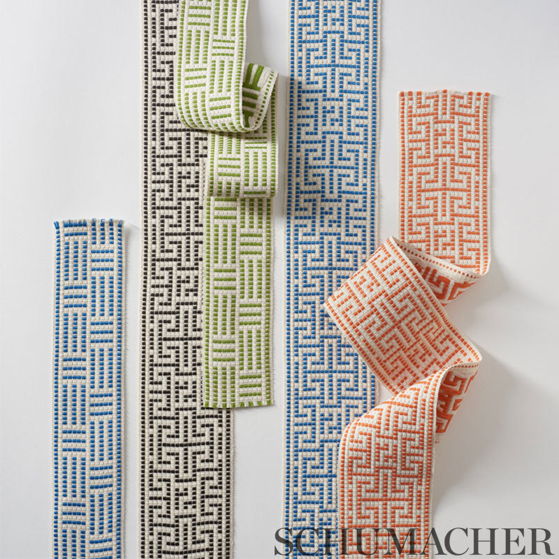 BRICKELL-TAPE-INDOOR-OUTDOOR-LEAF-SCHUMACHER-75961 - Schumacher Trim