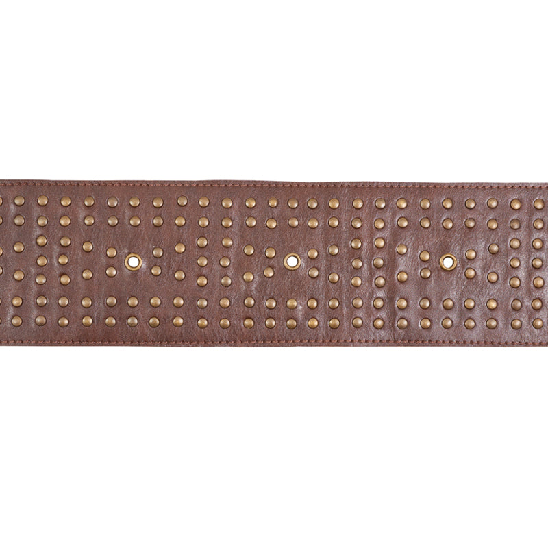 STUDDED-LEATHER-TRIM-BROWN-SCHUMACHER-76091 - Schumacher Trim