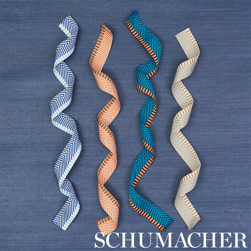 CHEVRON-TWILL-TAPE-NATURAL-SCHUMACHER-76111 - Schumacher Trim