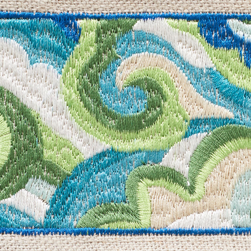 WOODSTOCK-TAPE-PEACOCK-SCHUMACHER-76221 - Schumacher Recortar