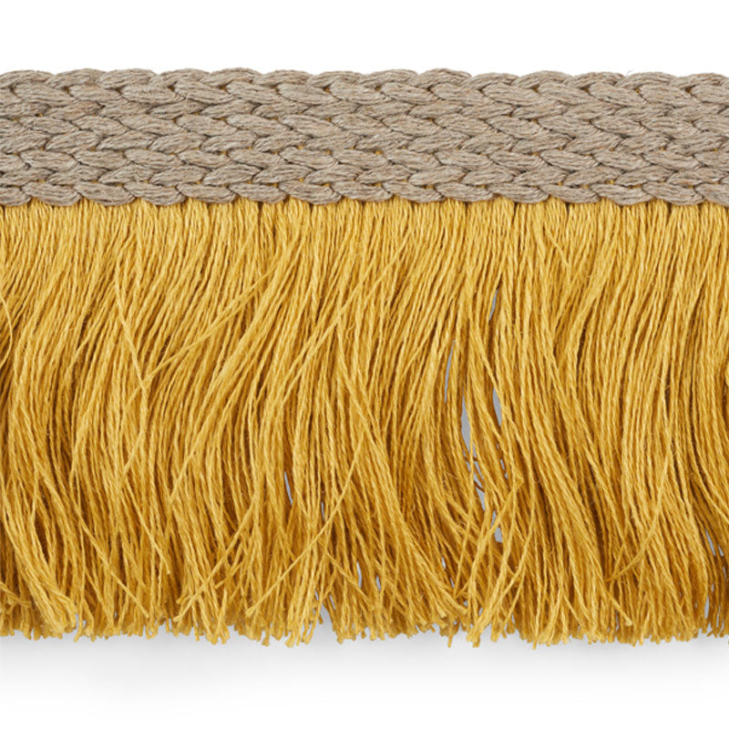 BRAIDED-LINEN-FRINGE-GOLD-SCHUMACHER-76263 - Schumacher Trim