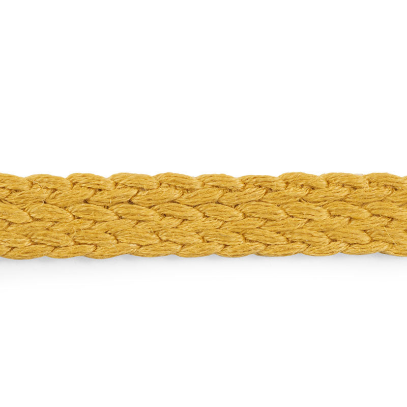 BRAIDED-LINEN-TAPE-MEDIUM-GOLD-SCHUMACHER-76283 - Schumacher Trim