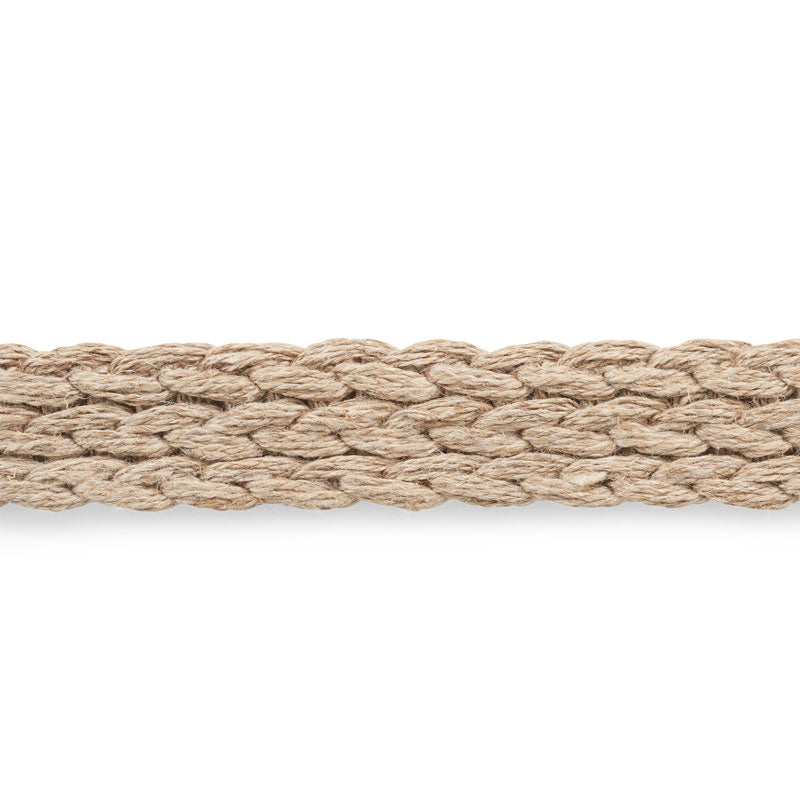 BRAIDED-LINEN-TAPE-MEDIUM-NATURAL-SCHUMACHER-76284 - Schumacher Trim