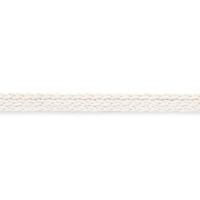 BRAIDED-LINEN-TAPE-MEDIUM-IVORY-SCHUMACHER-76285 - Schumacher Trim