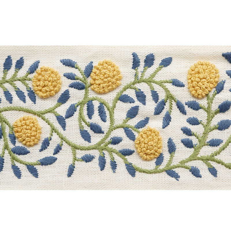 ASHOKA-TAPE-CITRON-BLUE-SCHUMACHER-76292 - Schumacher Trim