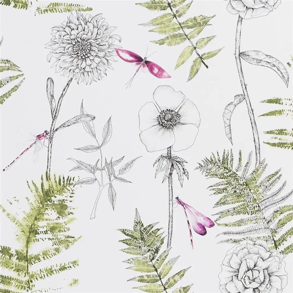 Acanthus Wallpaper Moss PDG1022/04 by Designers Guild - The WorkRm