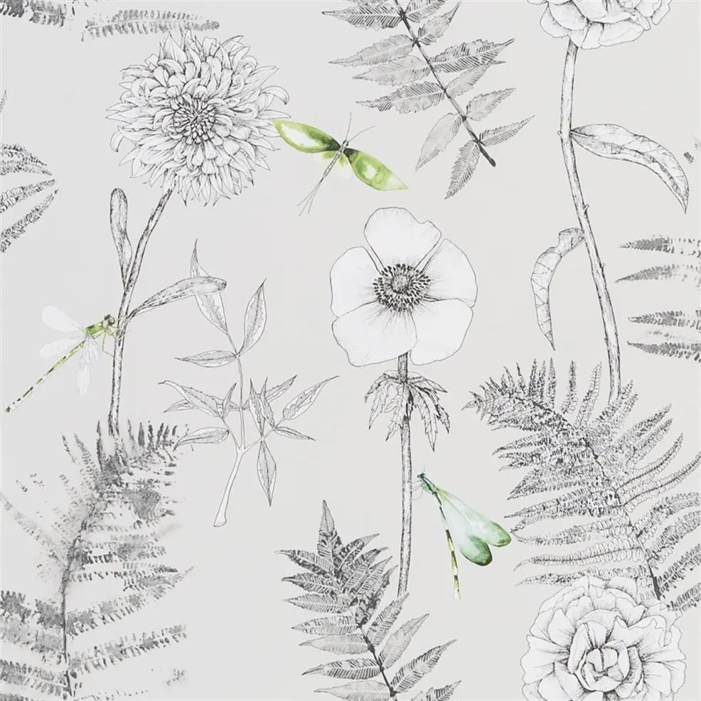 Acanthus Wallpaper Graphite PDG1022/02 by Designers Guild - The WorkRm
