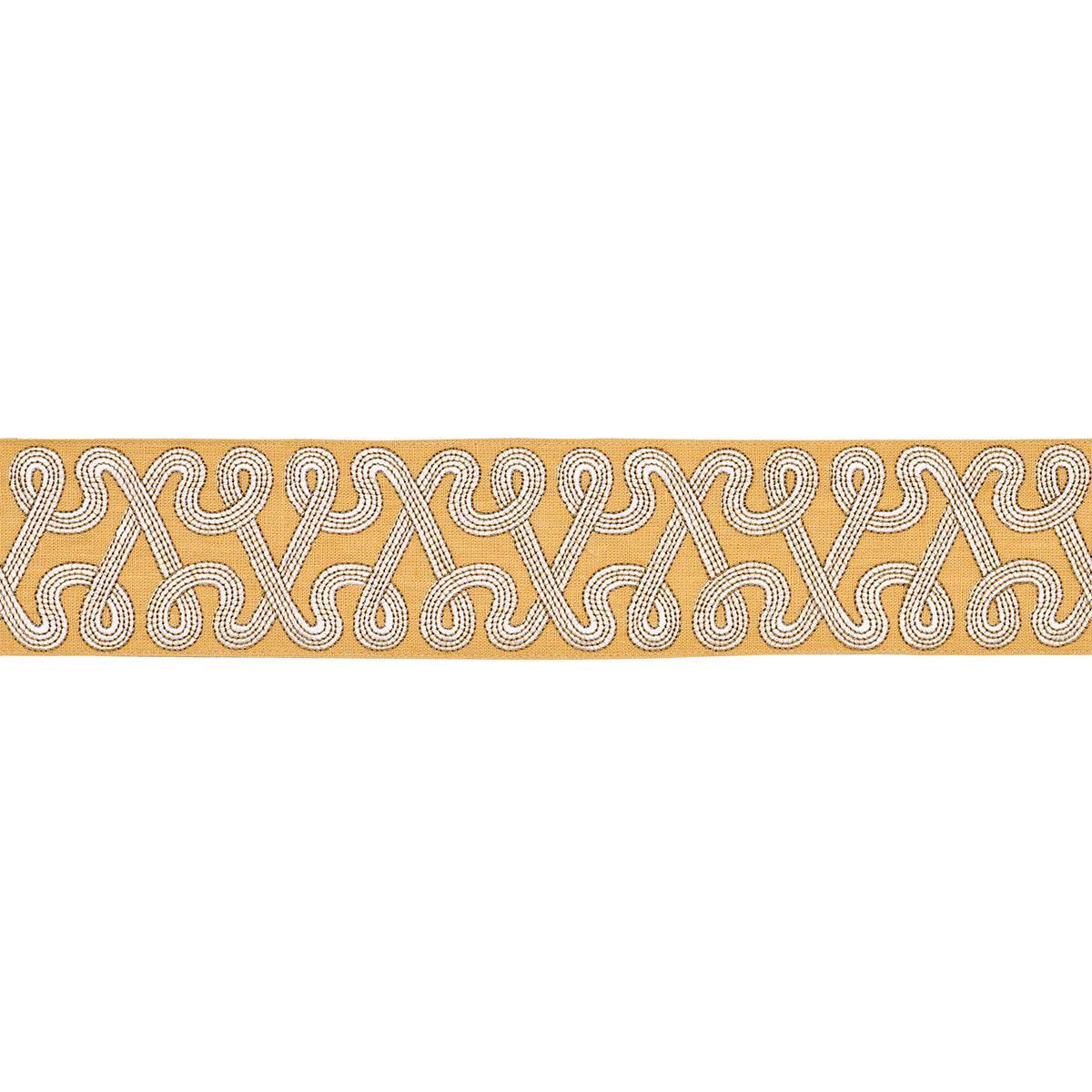 FREEFORM-EMBROIDERED-TAPE-MAIZE-SCHUMACHER-76735 - Schumacher Trim