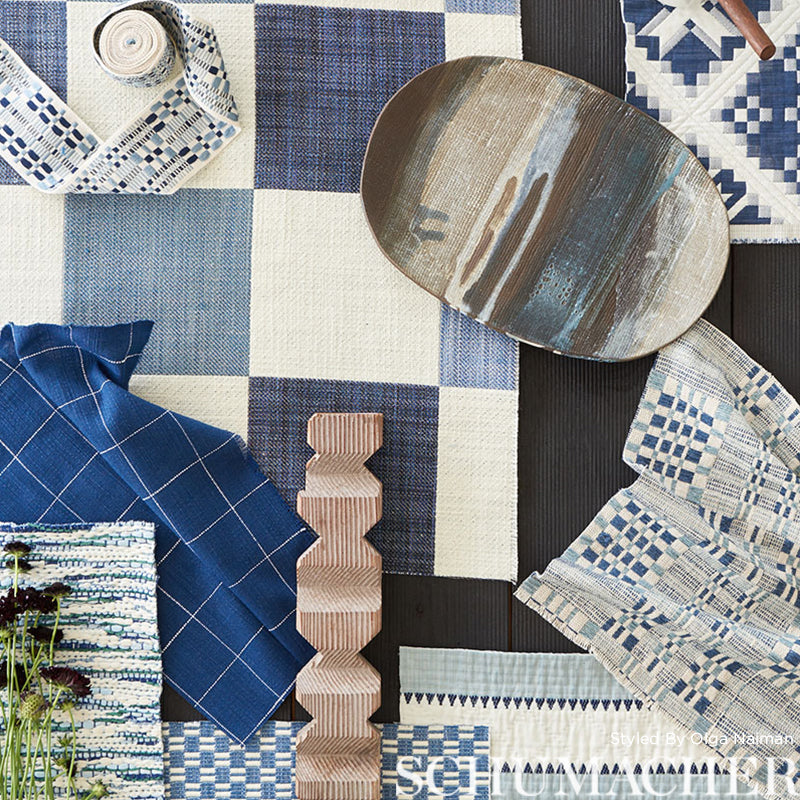 ELKHART-BLUE-SCHUMACHER-76740 - Schumacher Fabric