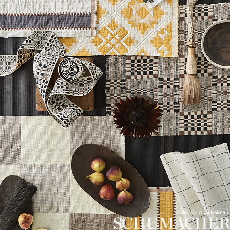 MARIETTA-BLACK-SCHUMACHER-76771 - Schumacher Fabric
