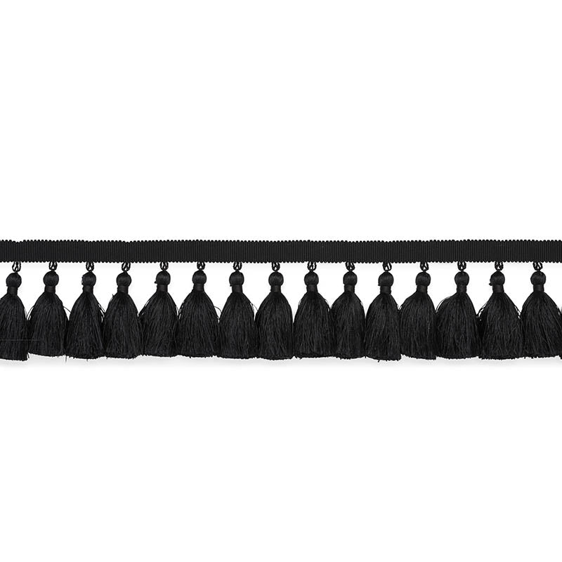 VALENTIN-SILK-TASSEL-BLACK-SCHUMACHER-76805 - Schumacher Trim