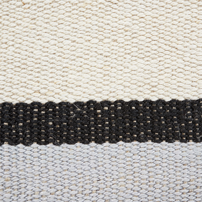 ILE-SAINT-LOUIS-WIDE-TAPE-WHITE-BLACK-SILVERY-BLUE-SCHUMACHER-77020 - Schumacher Trim