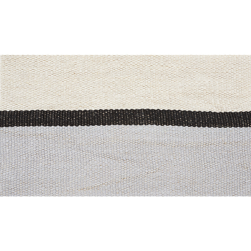 ILE-SAINT-LOUIS-WIDE-TAPE-WHITE-BLACK-SILVERY-BLUE-SCHUMACHER-77020 - Schumacher Trim