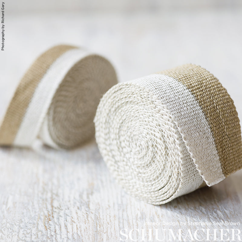 MODERN-NEUTRAL-III-MEDIUM-TAPE-WHITE-GOLD-SCHUMACHER-77040 - Schumacher Trim