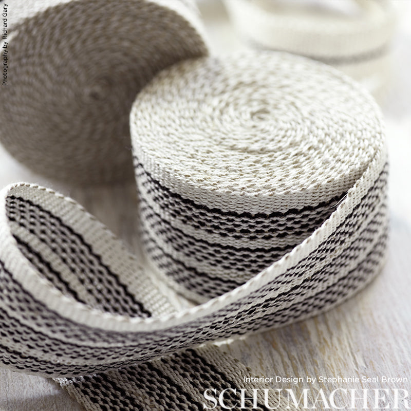 AGNES-MEDIUM-TAPE-WHITE-BLACK-SCHUMACHER-77070 - Schumacher Trim