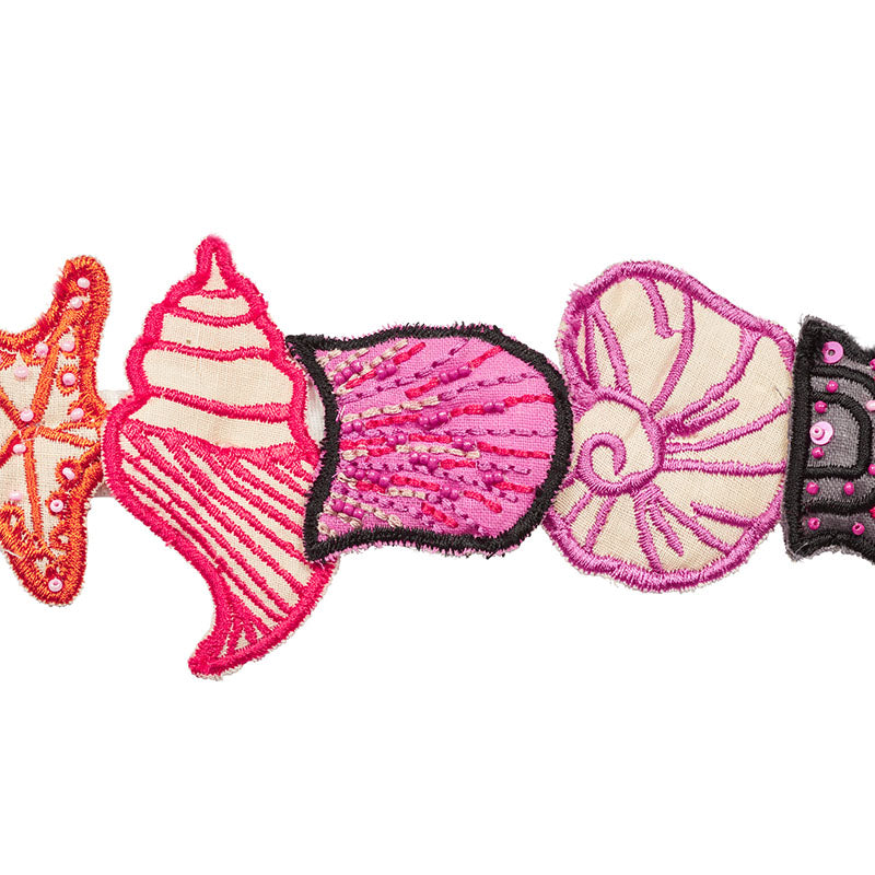 SEA-TREASURES-TAPE-PINK-SCHUMACHER-77261 - Schumacher Trim