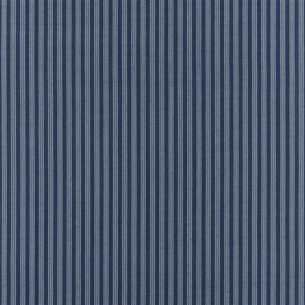 FRL5006-01 Bungalow Stripe Indigo by Ralph Lauren Fabric