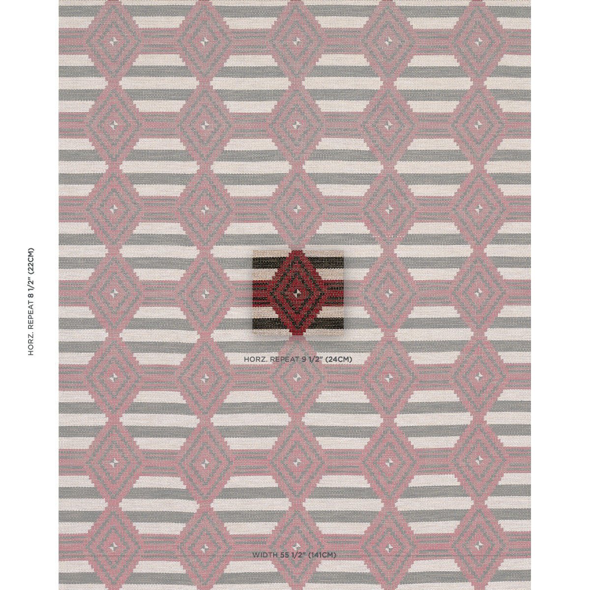 MANTA-PERFORMANCE-RED-BLACK-SCHUMACHER-77444 - Schumacher Fabric