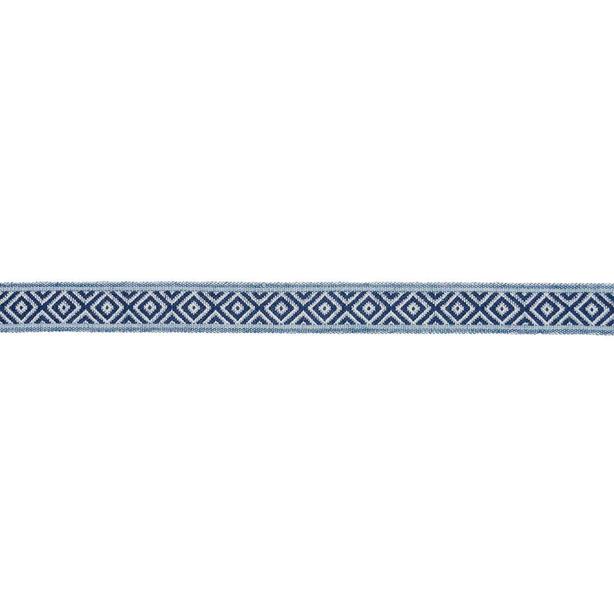 Larson Handwoven Tape - Indigo - Schumacher 77463 - Schumacher Trim