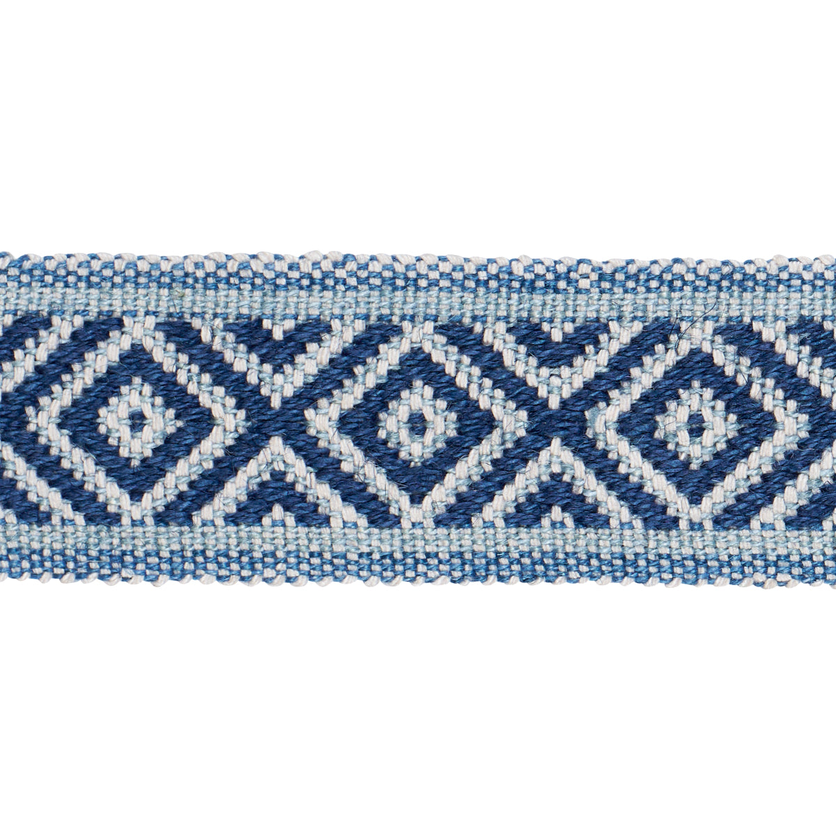 LARSON-HANDWOVEN-TAPE-INDIGO-SCHUMACHER-77463 - Schumacher Trim