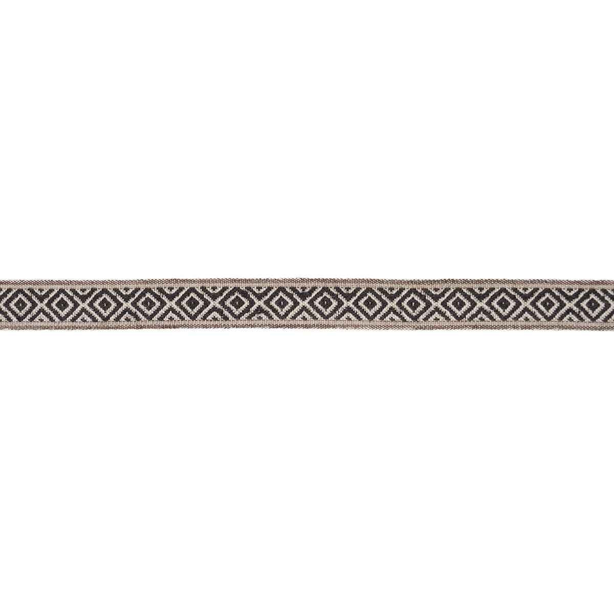 Larson Handwoven Tape - Brown - Schumacher 77464 - Schumacher Trim