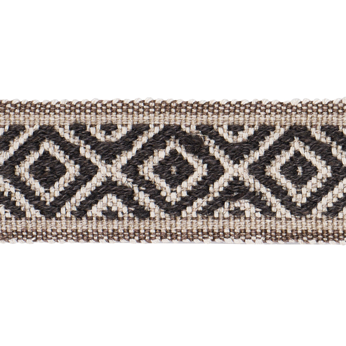 LARSON-HANDWOVEN-TAPE-BROWN-SCHUMACHER-77464 - Schumacher Trim