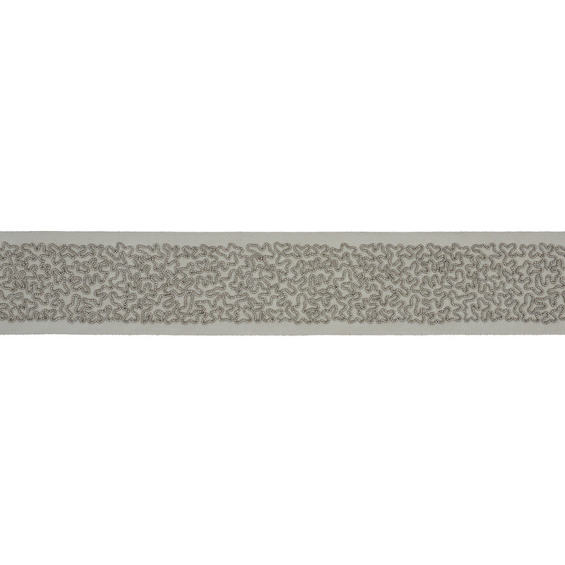 VERMICELLI-BEADED-TAPE-GUNMETAL-SCHUMACHER-77480 - Schumacher Recortar