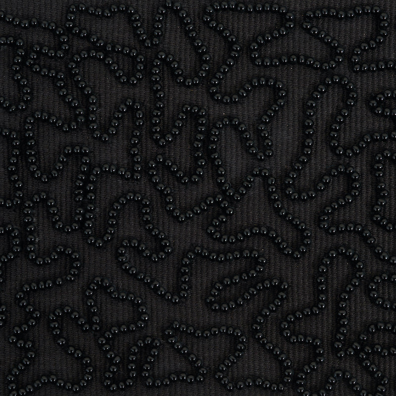 VERMICELLI-BEADED-TAPE-BLACK-SCHUMACHER-77482 - Schumacher Recortar