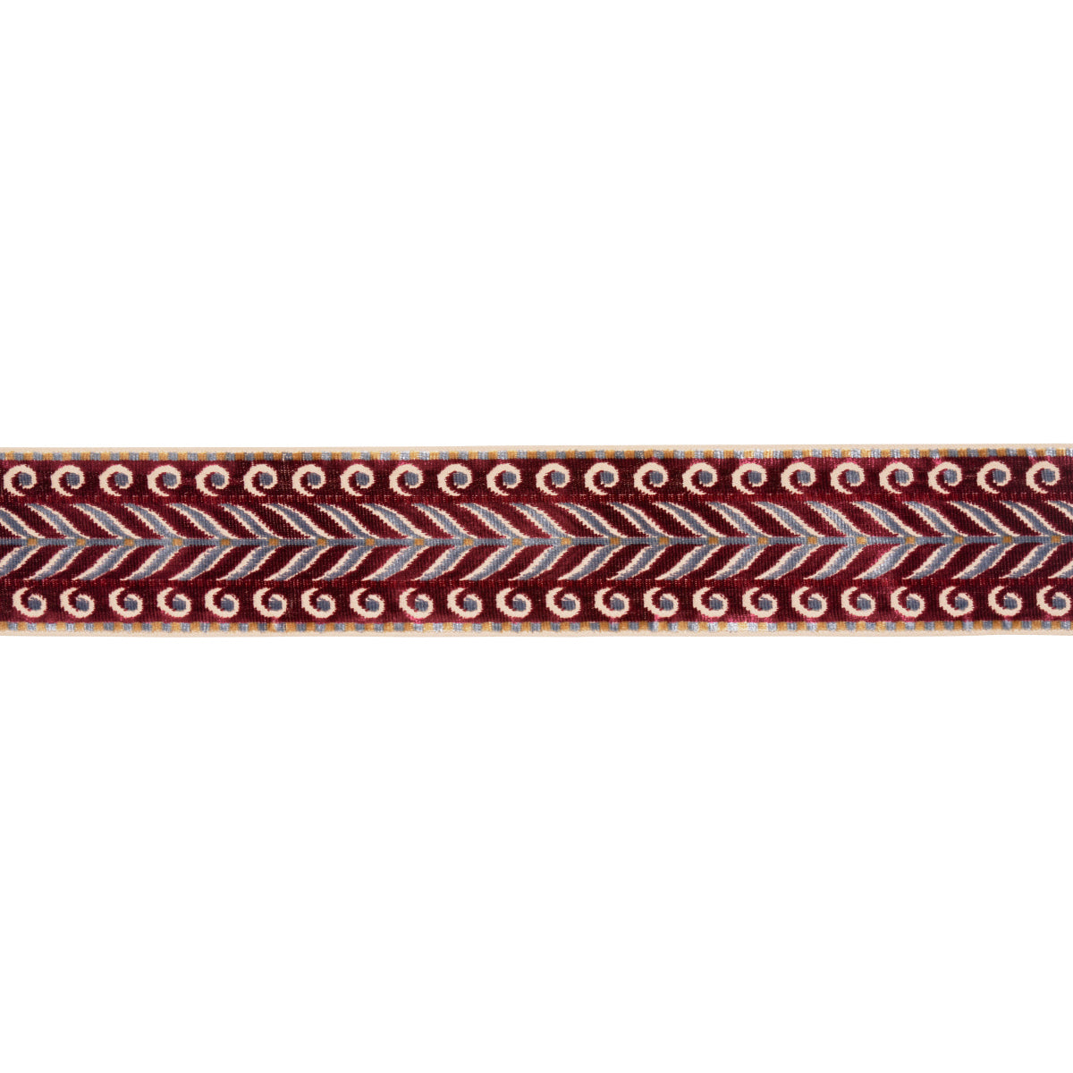 MARION-VELVET-TAPE-AUBERGINE-SCHUMACHER-77625 - Schumacher Recortar