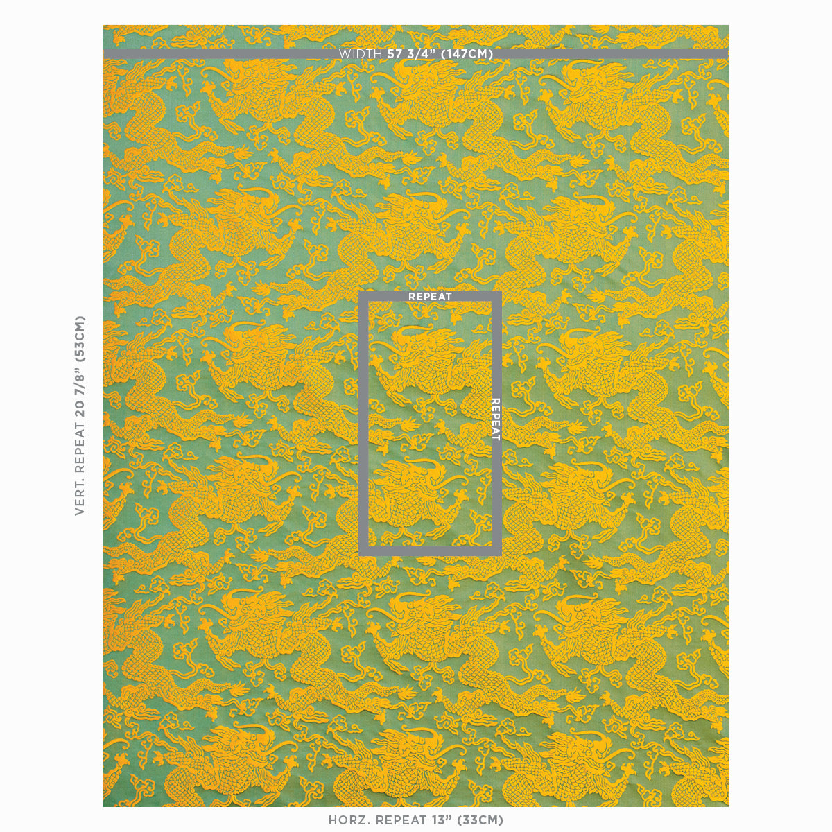 RUAN-DRAGON-DAMASK-GOLD-SCHUMACHER-78102
