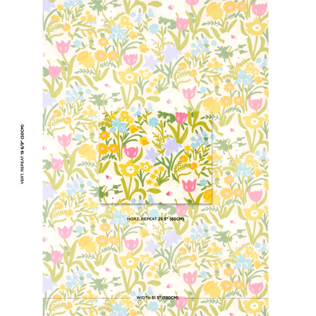 CREWEL-GARDEN-MULTI-SCHUMACHER-78291 - Schumacher Fabric