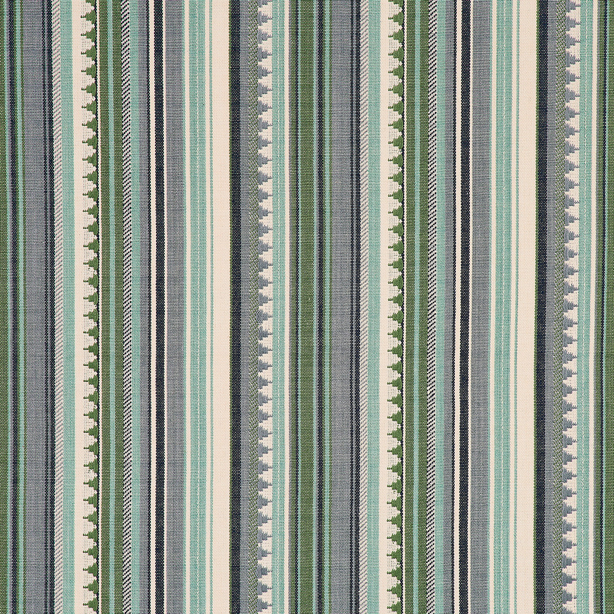 ZUNI-STRIPE-AQUA-SCHUMACHER-78733 - Schumacher Fabric