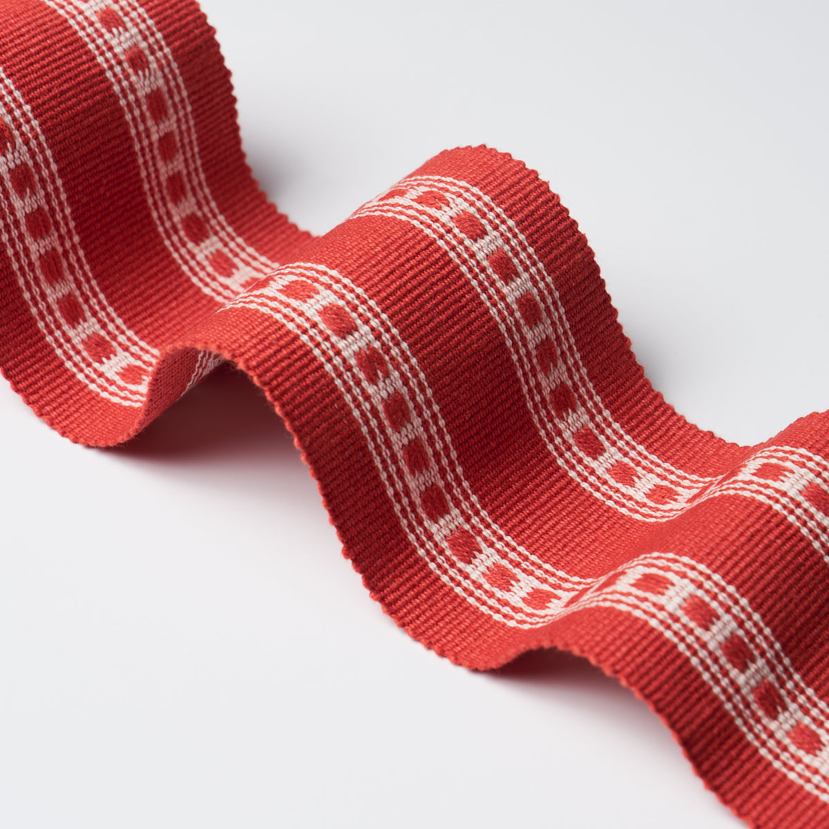 LUBECK-TAPE-RED-SCHUMACHER-79114 - Schumacher Trim