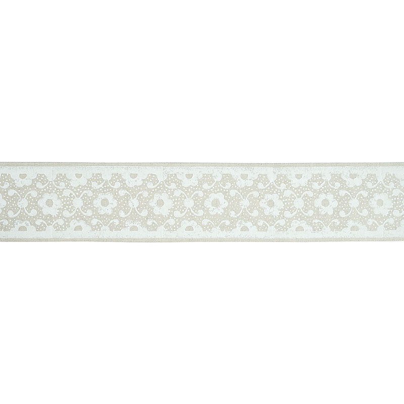 BRINDA-HAND-BLOCKED-TAPE-IVORY-SCHUMACHER-79120 - Schumacher Recortar