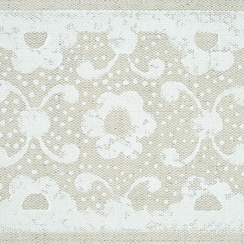 BRINDA-HAND-BLOCKED-TAPE-IVORY-SCHUMACHER-79120 - Schumacher Recortar