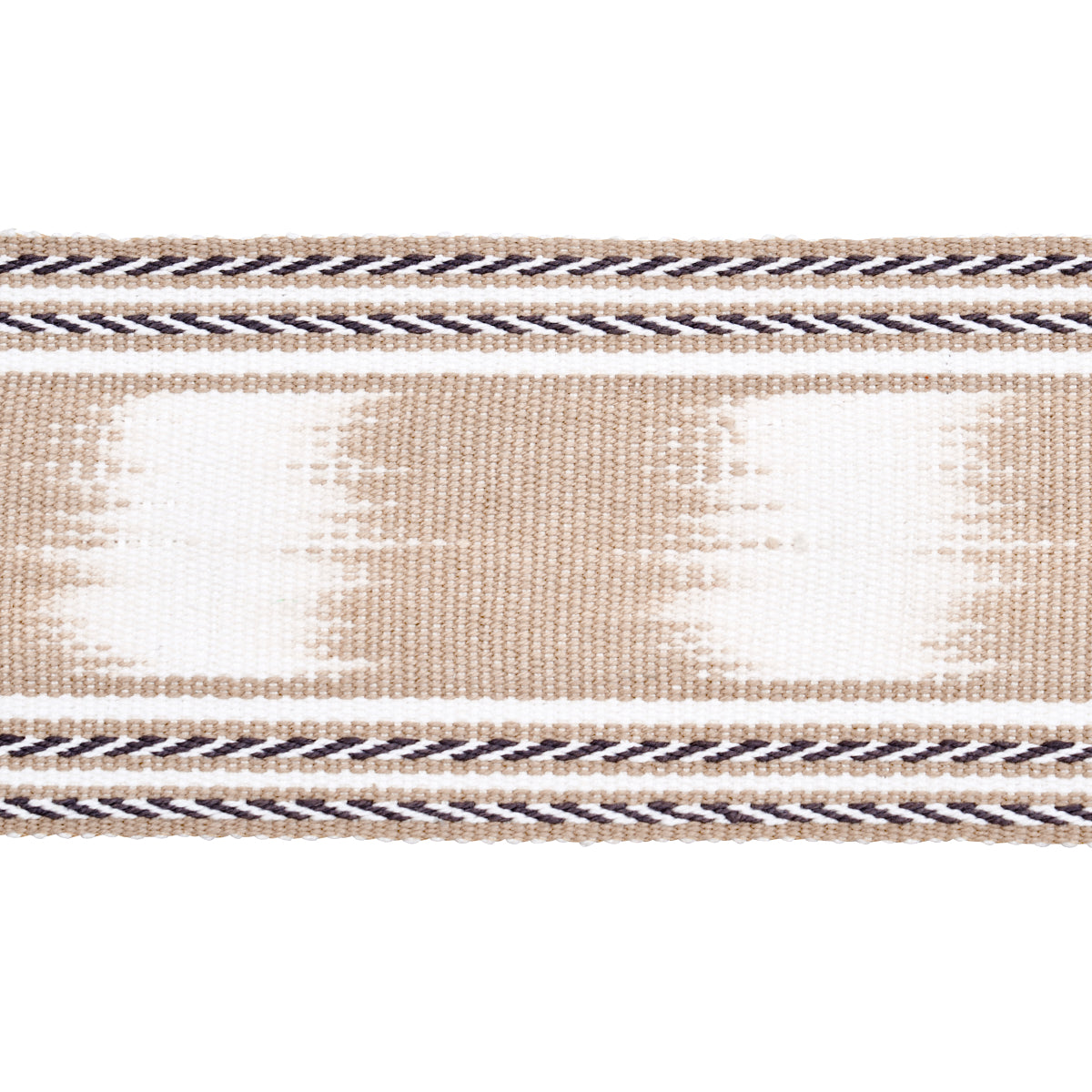 BANYAN-IKAT-TAPE-SAND-SCHUMACHER-79305 - Schumacher Trim