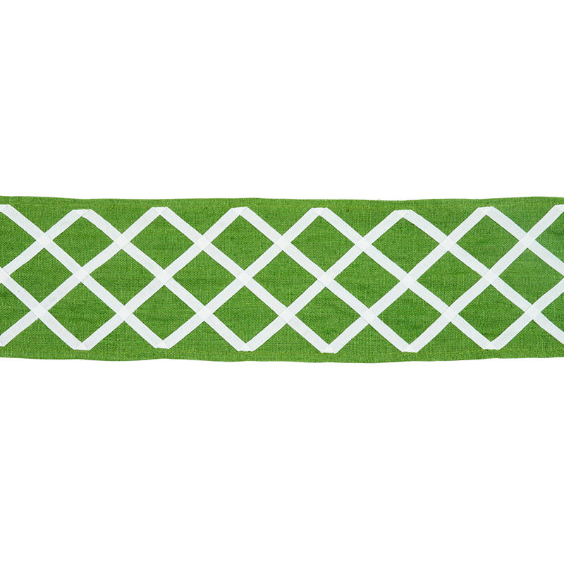 ZELLA-APPLIQUD-TAPE-GREEN-SCHUMACHER-79440 - Schumacher Recortar