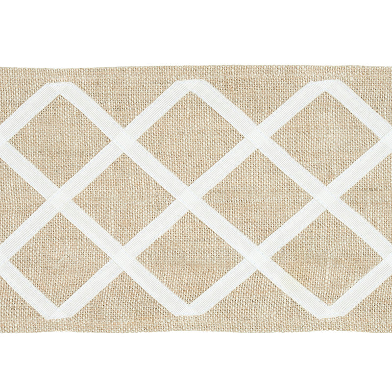 ZELLA-APPLIQUD-TAPE-NATURAL-SCHUMACHER-79442 - Schumacher Recortar