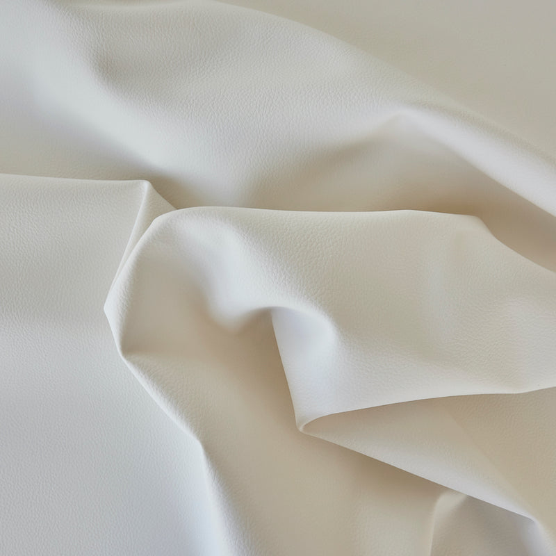 VEGAN-LEATHER-INDOOR-OUTDOOR-IVORY-SCHUMACHER-79551 - Schumacher Fabric