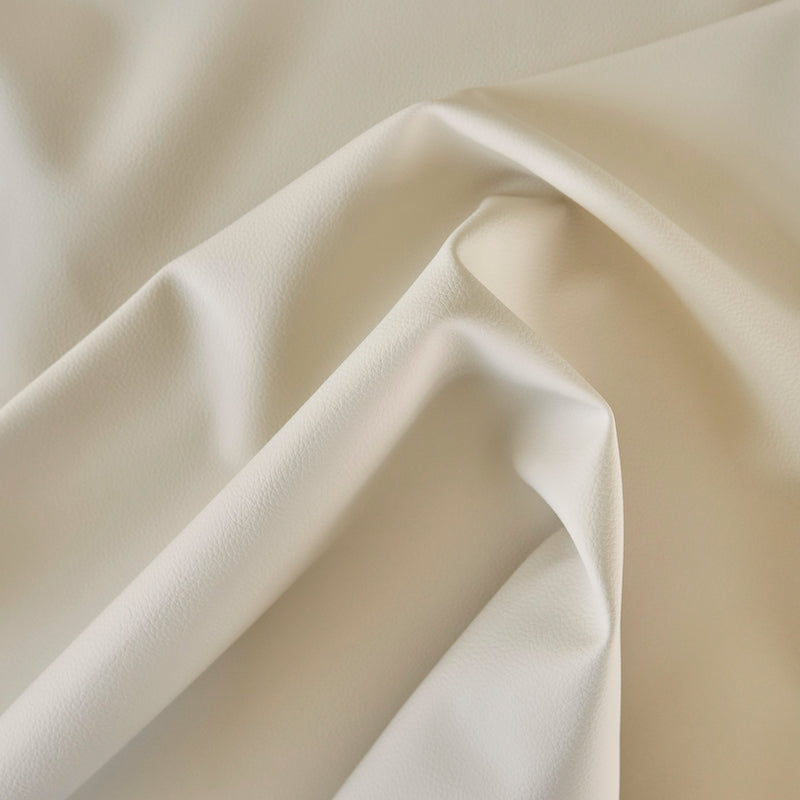 VEGAN-LEATHER-INDOOR-OUTDOOR-CREAM-SCHUMACHER-79552 - Schumacher Fabric