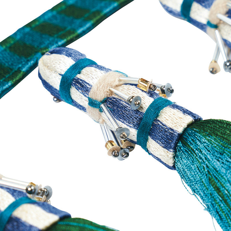 ANTONY-TASSEL-TRIM-PEACOCK-GREEN-SCHUMACHER-79601 - Schumacher Recortar