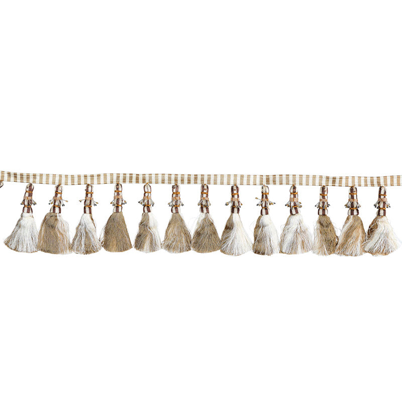 ANTONY-TASSEL-TRIM-NATURAL-IVORY-SCHUMACHER-79602 - Schumacher Recortar