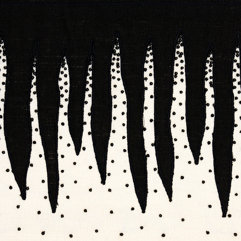 STALACTITE-TAPE-BLACK-WHITE-SCHUMACHER-79670 - Schumacher Recortar