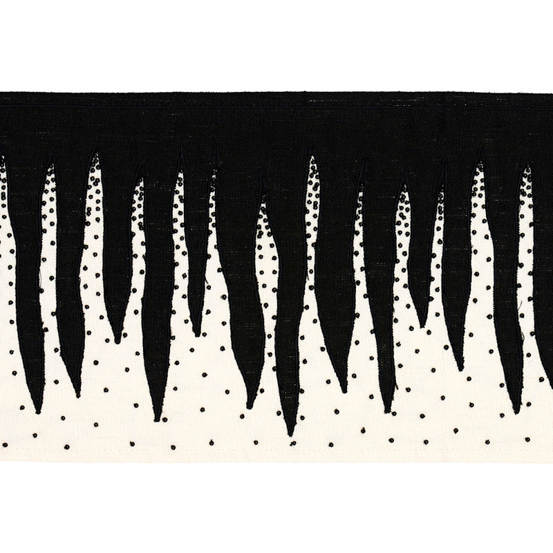 STALACTITE-TAPE-BLACK-WHITE-SCHUMACHER-79670 - Schumacher Recortar