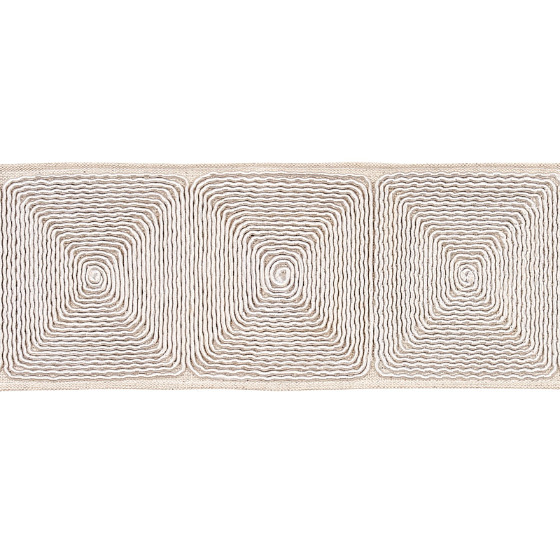 NAUTILINA-EMBROIDERED-TAPE-NATURAL-SCHUMACHER-79890 - Schumacher Trim