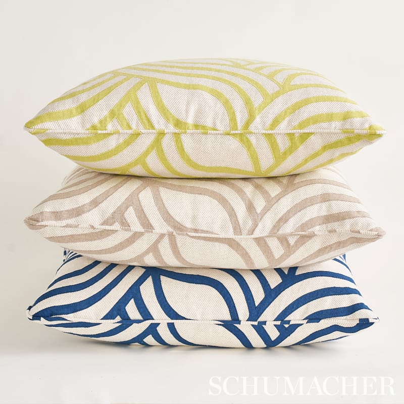 SANGOMAR-APPLIQU-NAVY-SCHUMACHER-79951 - Schumacher Fabric