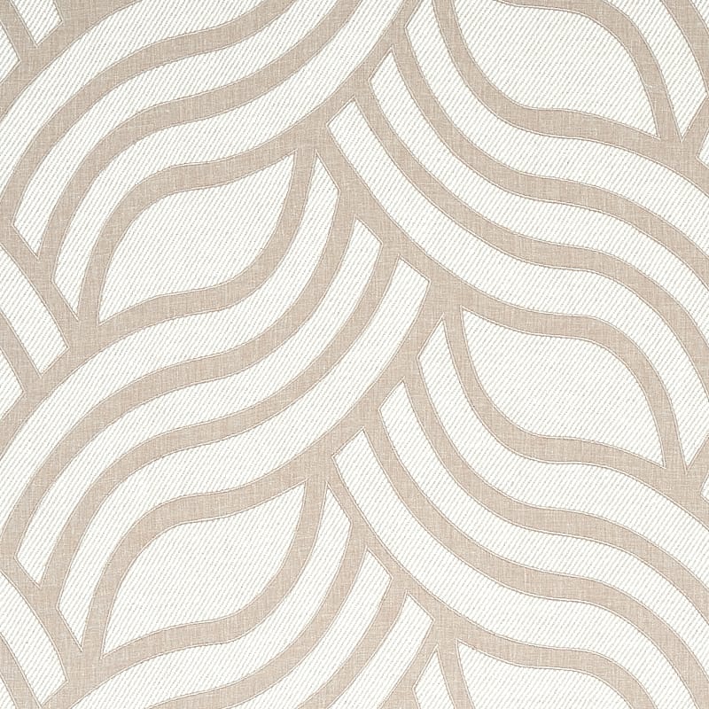 SANGOMAR-APPLIQU-BROWN-SCHUMACHER-79952 - Schumacher Fabric