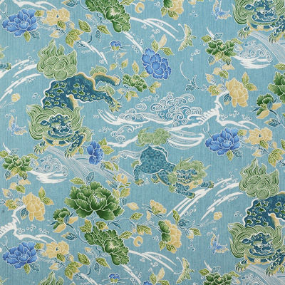 Shishi - Turquoise - Brunschwig & Fils Fabric