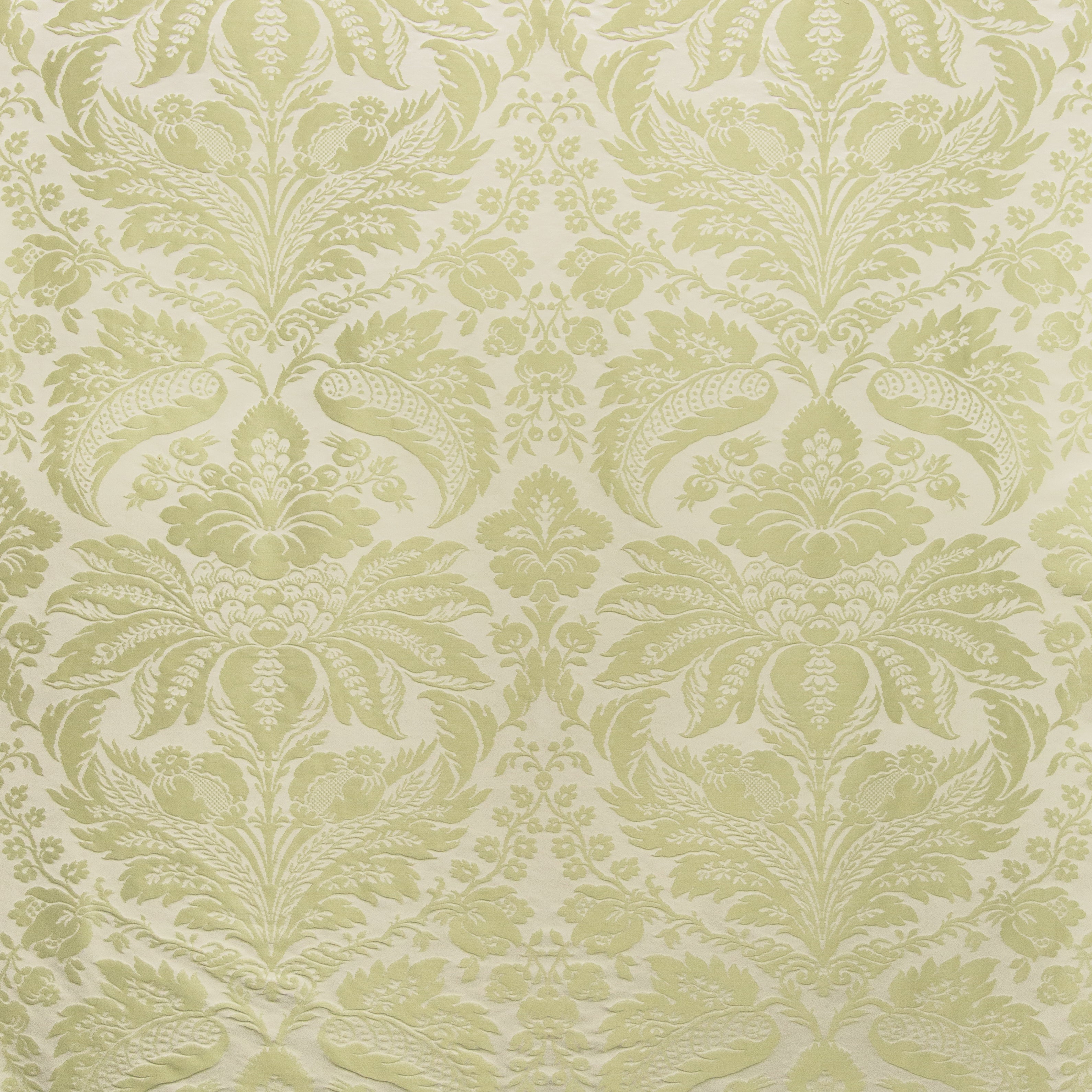 Damask Pierre - Lichen - Brunschwig & Fils Fabric